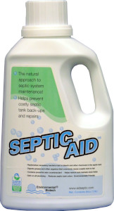 Septic Aid introduces beneficial bacteria into your septic system to digest sludge and scum that cause septic system failure.